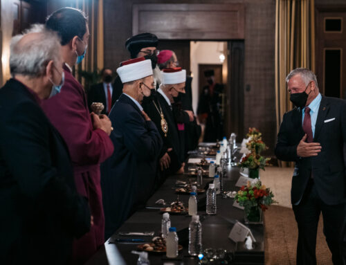 Christmas Greetings to the Heads of Churches of Jerusalem and Jordan hosted by His Majesty King Abdullah II in Amman.