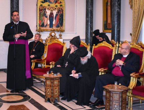 Heads of Churches of Jerusalem meet with the diplomats in Jerusalem for the annual briefing meeting.